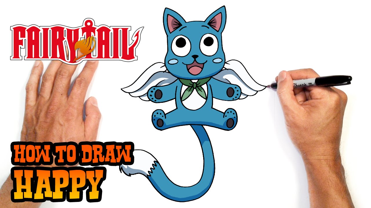 How To Draw Happy Fairy Tail