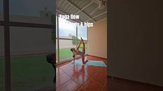 Yoga flow || side body &amp; hips #shoulderstretch #neckstretch #sidebend #compass #balancechallenge