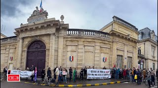Manifestation Spontanée, pour Rafah, à Dijon, le 7 Mai