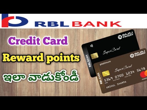 How to use RBL credit card reward points|How to redeem RBL credit card reward points| RBL in telugu.