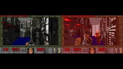 Doom: DJGPP vs Watcom, low detail mode