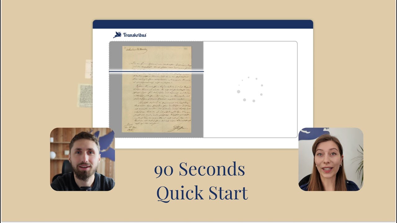Getting started with Transkribus in 90 seconds - YouTube