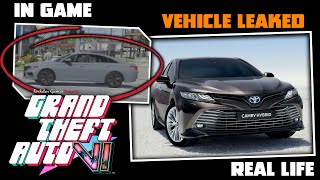 GTA 6 New Cars Revealed | In game VS Real Life #5