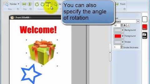 How to rotate image, text, and shape layers in Virtual Cover Creator 3.0