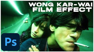 Wong Kar-wai FILM EFFECT in Photoshop | Photoshop Tutorial screenshot 2