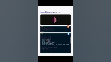 wow 😮 Sound Wave Animation Using html CSS #shorts #coding #mrcodding #shortfeed #trending #explorer
