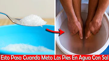 ¿Cómo desinflamar los pies con sal de Epsom?