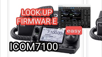 ICOM.IC-7100 Look up FIRMWARE - 22/MAY/2021