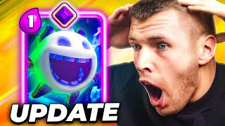 😱❄️Ich spiele den *NEUEN* EVO-EISGEIST... (Dezember Update) | Clash Royale Deutsch image