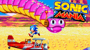 Sonic Mania 💙 Mirage Saloon Zone 💙 Full Walkthrough No Commentary Nintendo Switch #8