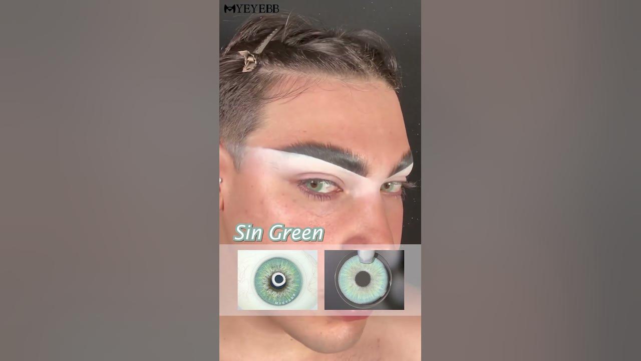 Myeyebb sin green colored contact lenses prescription youtube
