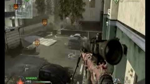 Modern Warfare 2 SICK No-Scope Across Map