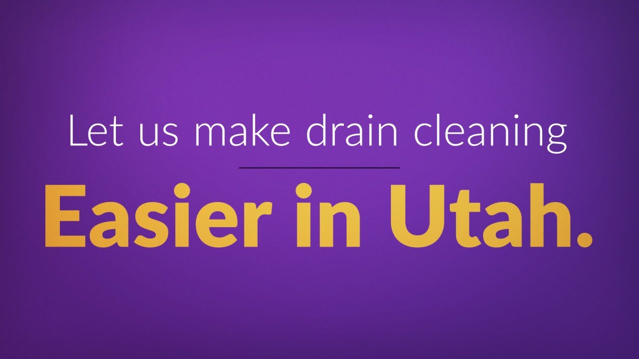 Drain Cleaning Services for Utah YouTube