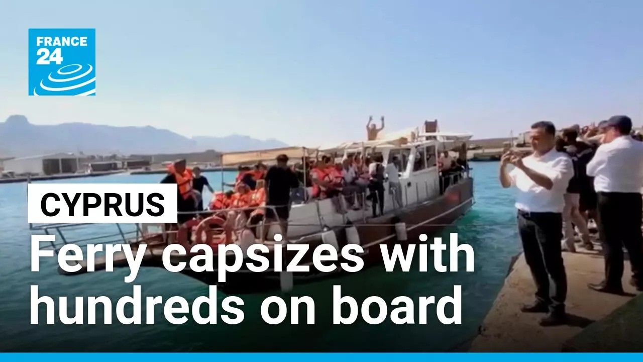 Cyprus: Ferry capsizes with hundreds on board • FRANCE 24 English