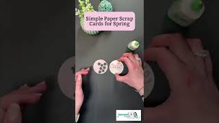 Handmade Spring Cards with Paper Scraps