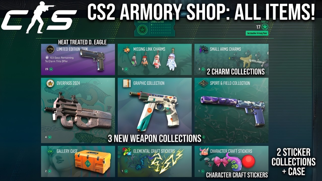 CS2 Armory Shop All Items - YouTube