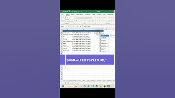 Comma separated values sum #excel #learntoearn #trendingshorts #mustwatch #exceltips