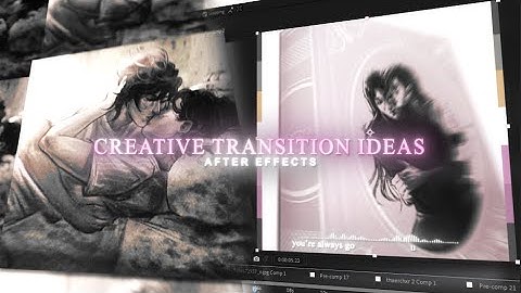 creative transition ideas + project files pt 15 | after effects