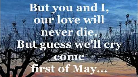 FIRST OF MAY (Lyrics) - THE BEE GEES