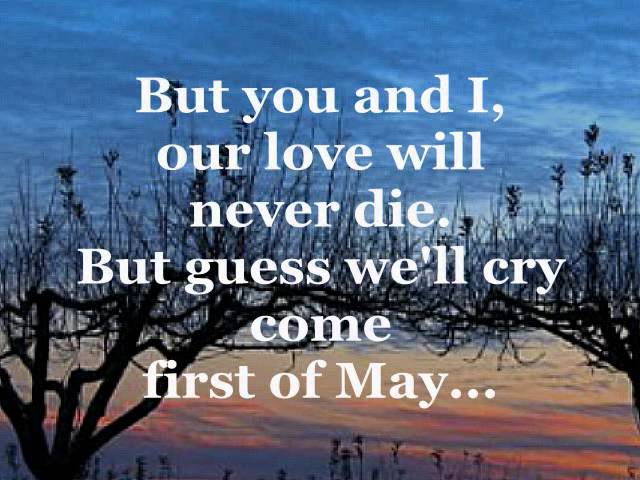 FIRST OF MAY (Lyrics) - THE BEE GEES class=