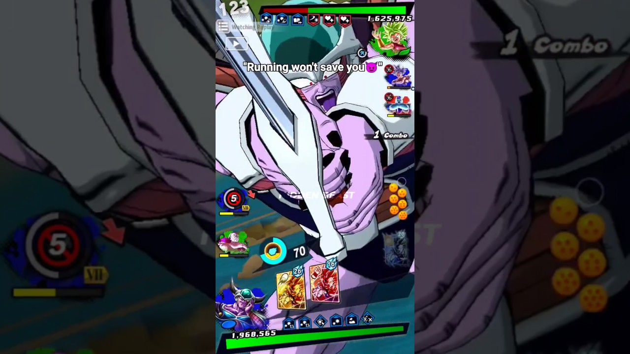 "King Cold One Shot LF SSJ2 Kefla😈💥" (Dragon Ball Legends) 