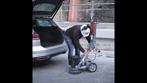 Transporting a Husqvarna PG280 Floor Grinder