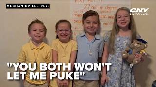 Over the counter drugs, child stabbed, note left behind; 4 children murdered