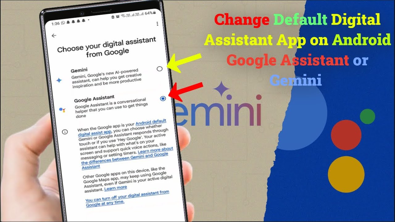 How to Switch Between Google Assistant and Google Gemini on Android ...