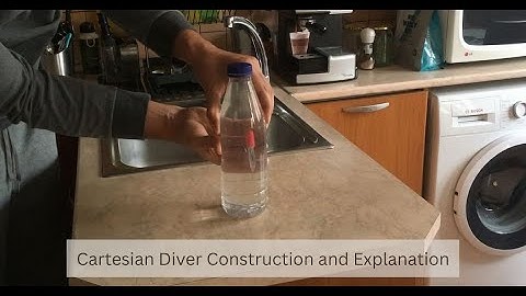 Cartesian Diver Construction and Explanation. Fun Science Experiment at Home. Physics Toys DIY.