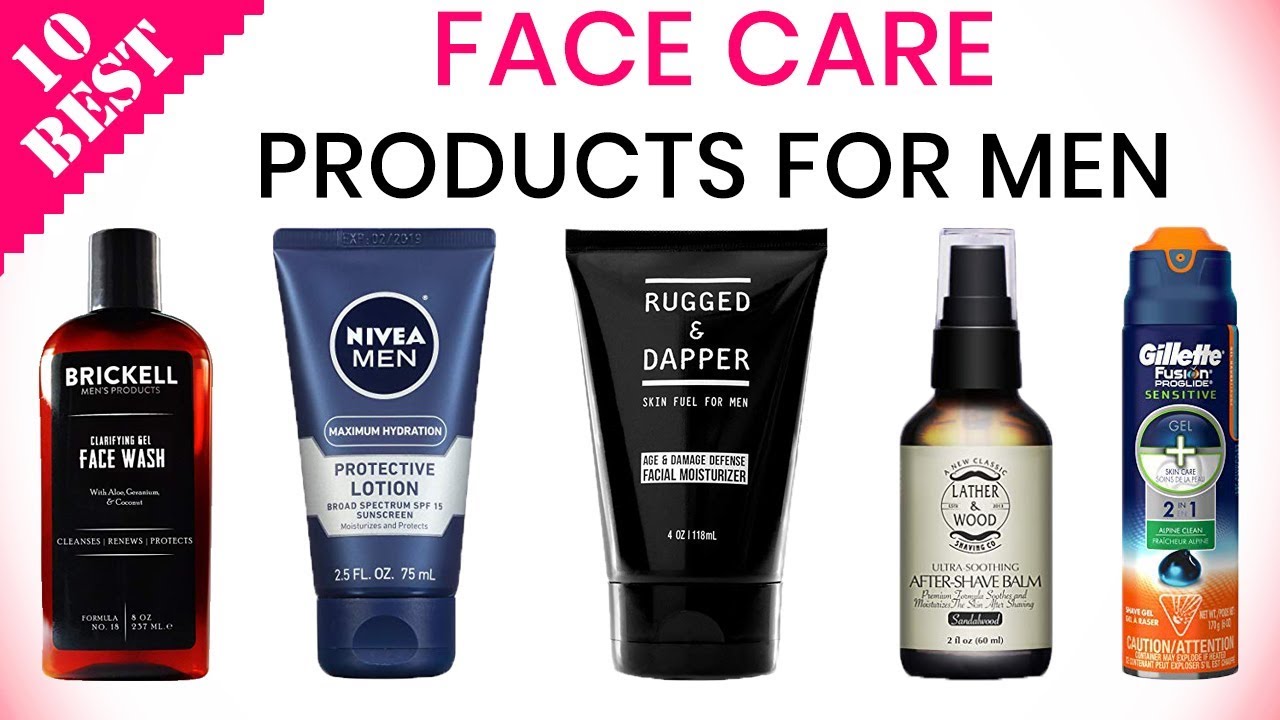 10 Best Face Care Products for Men - YouTube