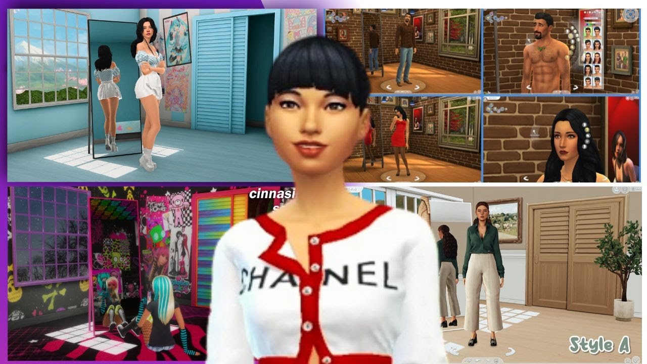 COMO PERSONALIZAR O FUNDO DO CAS NO THE SIMS 4 com Espelho - YouTube