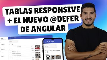 Cómo crear tablas responsivas usando el defer block de Angular