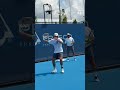Jannik and Tommy preparing for battle ⚔️ #tennis #tennisplayer