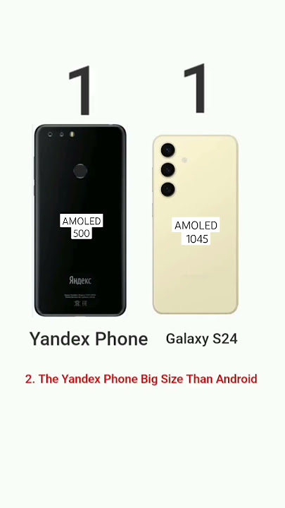 Yandex Phone vs Samsung Galaxy S24 Comparison #yandex #samsung #oppo #oneplus #xiaomi
