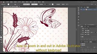How to directly use the mouse wheel to zoom in Adobe Illustrator (ai) (Description Belowed)