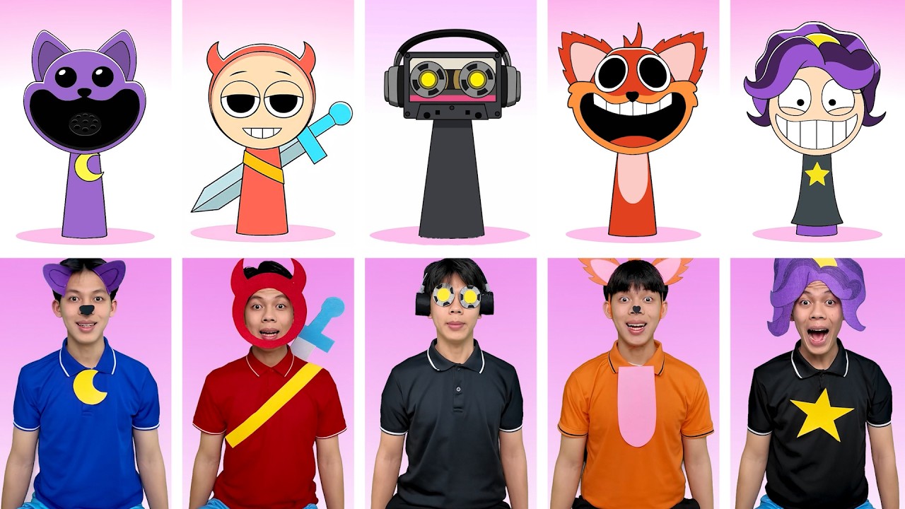 Sprunki 4 OC LILY Phase 4 Incredibox in Real life. #sprunki #incredibox