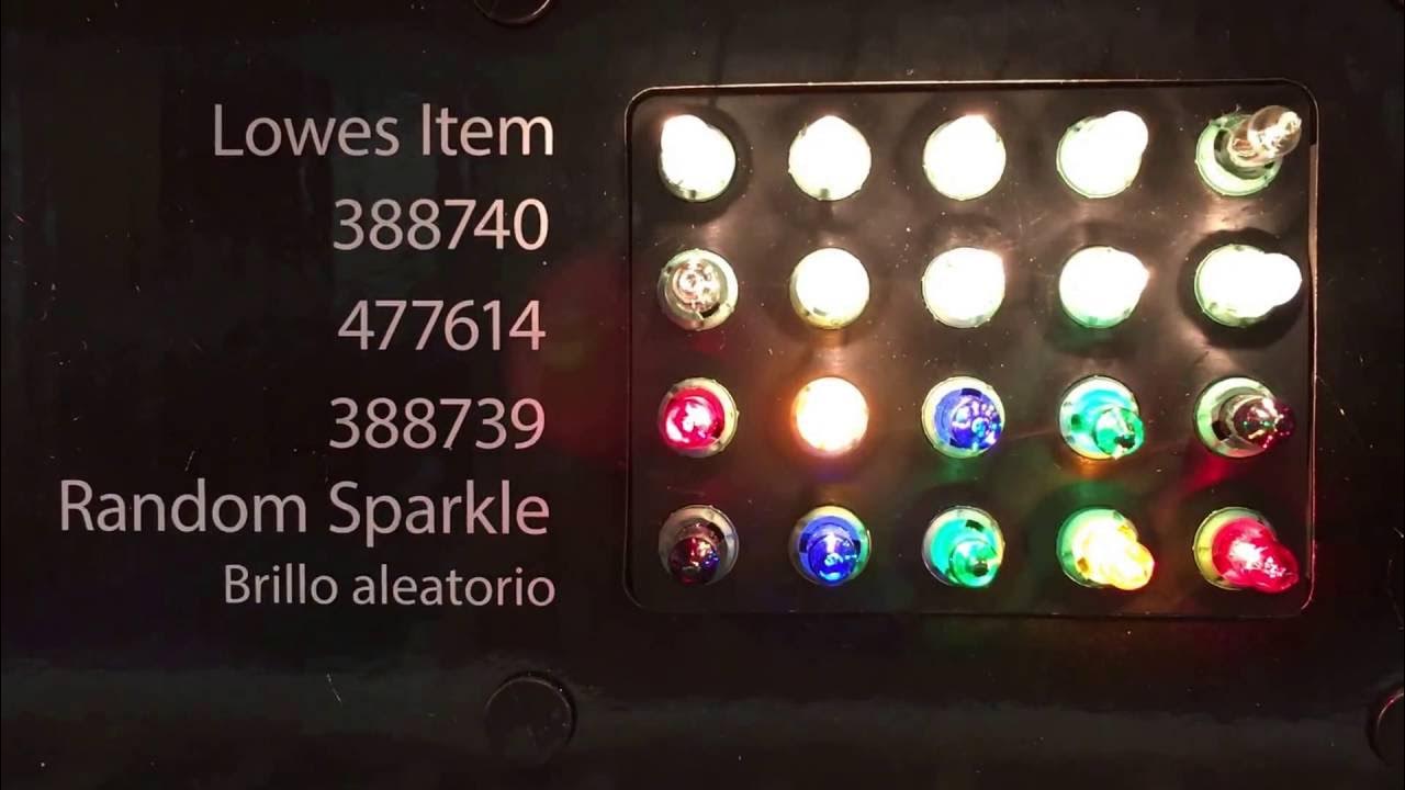 🔴 Random sparkle Christmas lights at Lowe's 🔴 YouTube