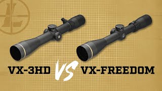 Leupold VX3HD vs VXFreedom Riflescope