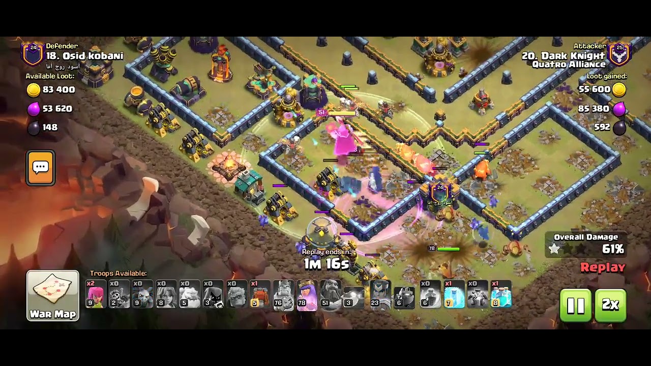 COC - Dragon Riders + Druids + Yeti Valk Clone Bomb🔥💥 - YouTube