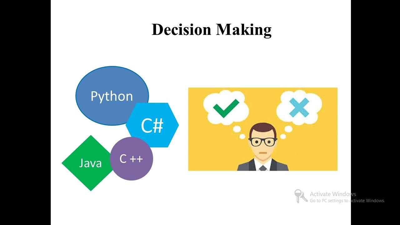 Python Decision Making - YouTube