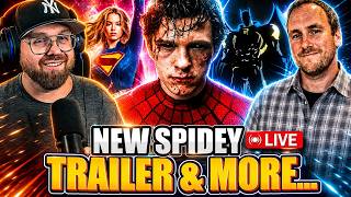 🔴LIVE - New Spider-Man Brand New Day Trailer, Supergirl, Batman KnightFall & More....