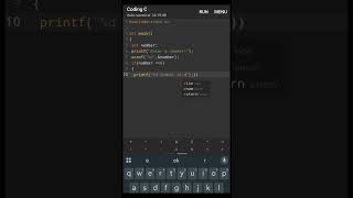 Program to find even or odd number using C language #ytshort #shorts #coding #learnit