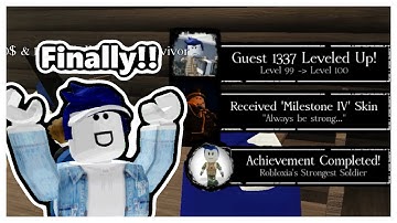 Getting Level 100 Guest 1337 | Forsaken