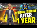 Opening my freefire after 1 year 