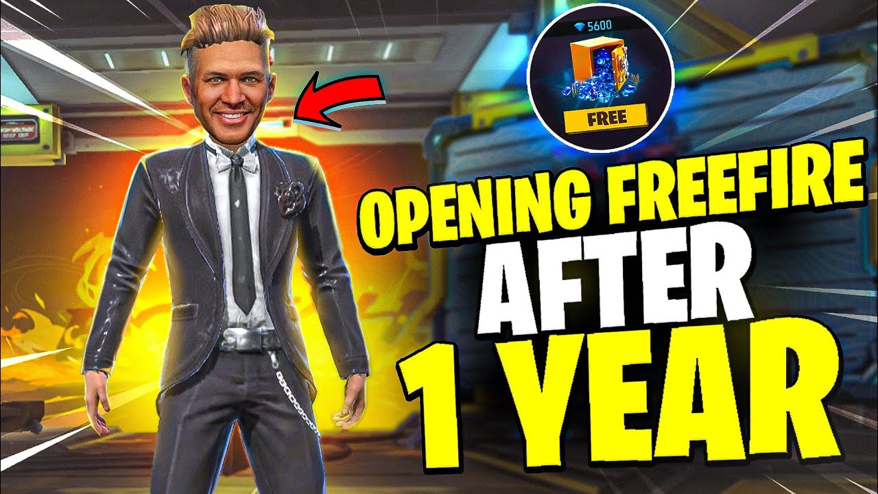 OPENING MY FREEFIRE AFTER 1 YEAR !!!