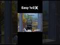 Easy 1v3 ☠️. #bgmi #gameplay #1v3 #fyp #player
