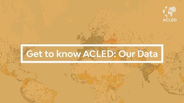 Get to know ACLED: Our data