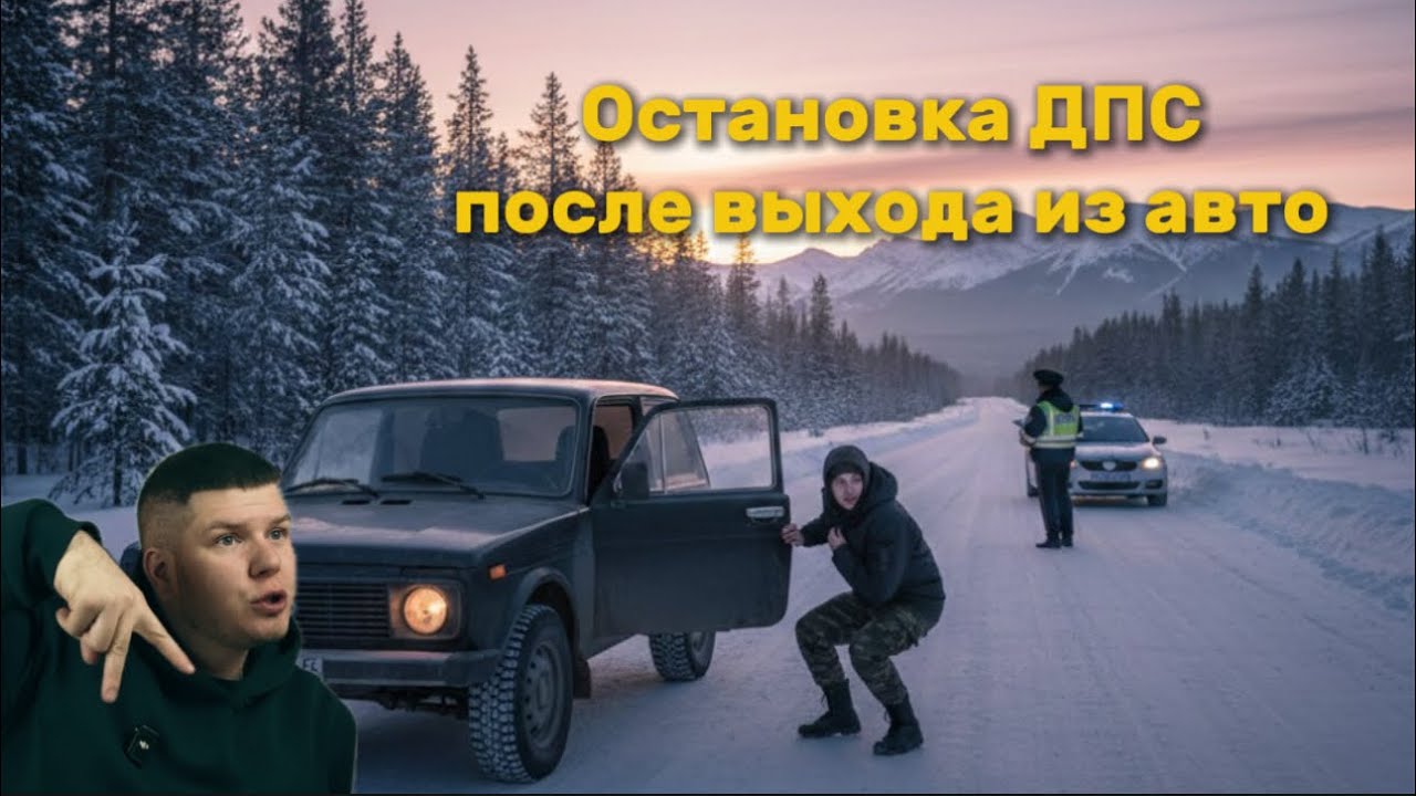 Остановка ДПС. После выхода из авто