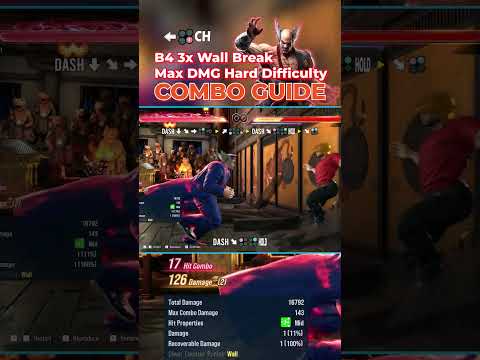 Heihachi Combo Guide - B4 3x Wall Break Max Damage Setup