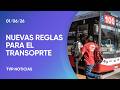 El Gobierno implementa un nuevo esquema para mejorar la eficiencia del transporte automotor